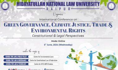 HNLU में 5 जून को विश्व पर्यावरण दिवस पर होगा अंतर्राष्ट्रीय सम्मेलन