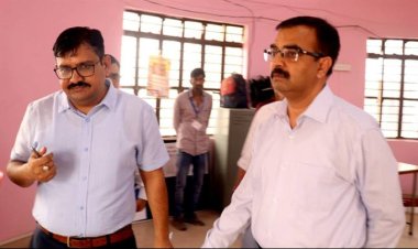 मुख्य निर्वाचन पदाधिकारी श्री राजन ने सीहोर में मतगणना स्थल और स्ट्रांग रूम का किया निरीक्षण