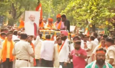 CM विष्णुदेव साय ने जमशेदपुर में निकाला रोड़ शो