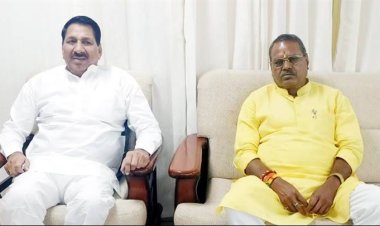 कृषि मंत्री श्री कंषाना से सामाजिक न्याय मंत्री श्री कुशवाह ने की सौजन्य मुलाकात