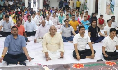 अंतर्राष्ट्रीय योग दिवस पर जिलेभर में सामूहिक योग कार्यक्रम हुए आयोजित