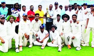 मैच ड्रा रहा, पहली पारी के आधार पर भिलाई की बढ़त