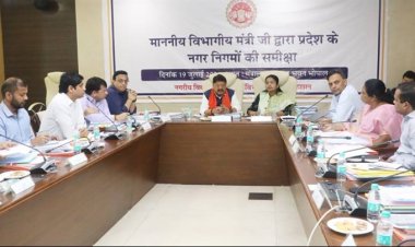 आय को बढ़ाकर "आत्मनिर्भर नगर निगम" बनाना सरकार की प्राथमिकता : मंत्री श्री विजयवर्गीय