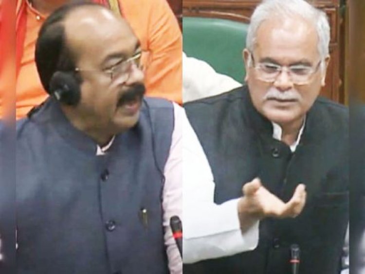 पूर्व मुख्यमंत्री भूपेश बघेल ने सदन में प्रधानमंत्री आवास योजना का मुद्दा उठाया