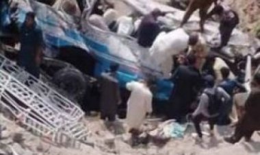 पाकिस्तान के पंजाब प्रांत में एक बस के खाई में गिर जाने से 29 लोगों की मौत