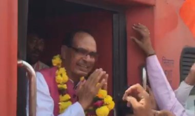 केंद्रीय कृषि मंत्री शिवराज सिंह चौहान आज विदिशा दौरे पर:स्टेशन पर भाजपा कार्यकर्ताओं ने किया स्वागत, गंजबासौदा में करेंगे रोड शो और सभा