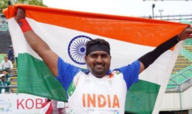 सचिन खिलारी ने पुरुषों की शॉटपुट एफ46 स्पर्धा में जीता रजत