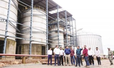 प्रभारी सचिव ने मक्का प्रसंस्करण एथेनॉल प्लांट का किया निरीक्षण