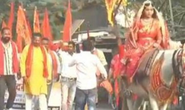 भोपाल में मान वंदना यात्रा का आयोजन:विश्व हिन्दू परिषद ने मातृशक्ति का किया सम्मान