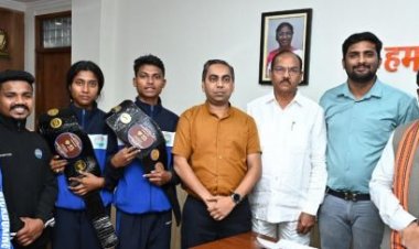 मुख्यमंत्री ने किक बॉक्सिंग खिलाडिय़ों की हौसला अफजाई की