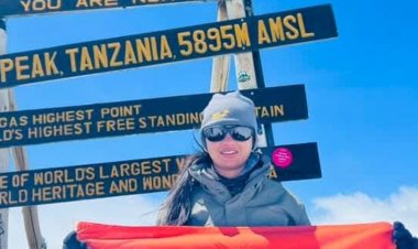मुस्कान ने किलिमंजारो को फतह किया:अफ्रीका महाद्वीप की सबसे ऊंची चोटी पर फहराया तिरंगा