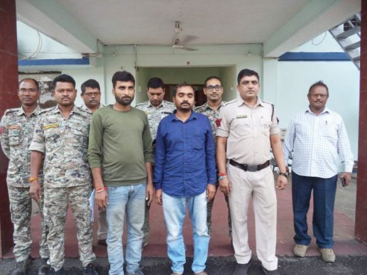 35 टन सरिया हेराफेरी में ट्रक चालक व कारोबारी गिरफ्तार