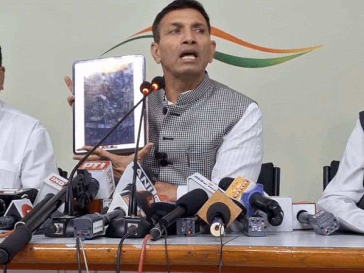 पटवारी बोले-किसानों को खाद नहीं दे पा रही सरकार:डीएपी लेने लाइन में लगे किसानों पर पुलिस बरसा रही लाठियां, CM विदेश घूम रहे