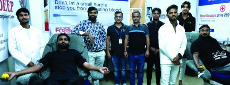 मिशन ए अहलेबैत-एचडीएफसी बैंक स्पेशल मुहिम के तहत अनवर अली ने किया 71वीं बार रक्तदान