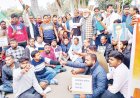 कांग्रेस ने बाबा साहब सम्मान मार्च निकाला