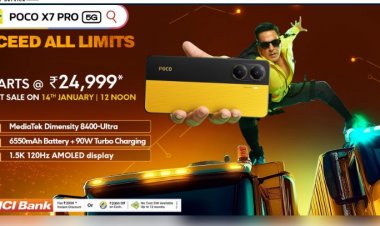 दमदार फीचर्स के साथ 'पोको एक्स7 प्रो' फ्लिपकार्ट पर 24,999 रुपए में उपलब्ध
