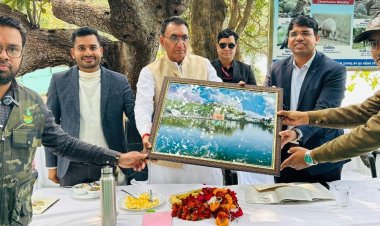 चिड़ीखों अभयारण्य में हुआ 'अनुभूति' कार्यक्रम:वन मंत्री बोले- देश में सबसे बड़ा वन क्षेत्र MP का, स्टूडेंट्स ने नेचर कैंप का अनुभव किया