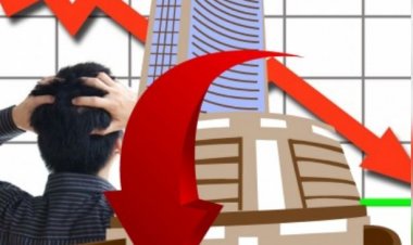 शेयर बाजार हुआ धड़ाम, सेंसेक्स 1,235 अंक गिरा, निवेशकों के डूबे 7 लाख करोड़ रुपये