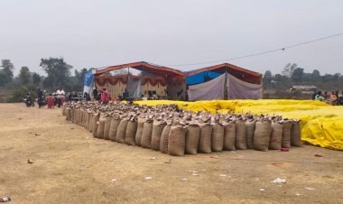 अनूपपुर में धान खरीदी का लक्ष्य पूरा:18,651 किसानों से 9,81,467 क्विंटल धान की हुई खरीदी, 102 करोड़ का भुगतान अटका