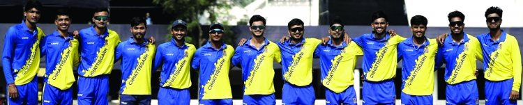 महाराष्ट्र विरूद्ध मैच जीत अंडर 23 स्टेट ए वनडे ट्रॉफी क्वार्टर फायनल पहुंचा छग