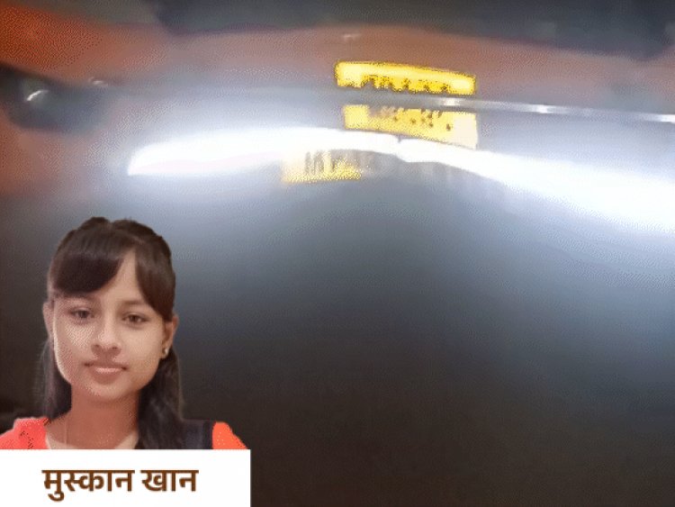 यात्री बस ने 8वीं की छात्रा को कुचला, मौत:स्कूटी पर सवार होकर चाउमिन खाकर घर लौट रही थी, छोटे भाई को मामूली चोट