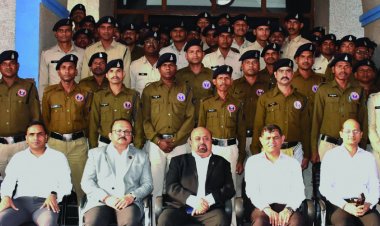 पुलिस अकादमी में एचएनएलयू-सीजी पुलिस का नए आपराधिक कानूनों पर उन्नत प्रशिक्षण