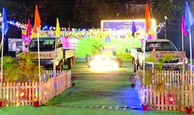 डीलर्स के डेकोरेटेड स्टॉल्स ने किया आकर्षित