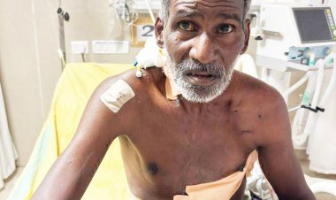 सडक़ दुर्घटना में घायल का मेडिकल कॉलेज रायगढ़ में ऑपरेशन