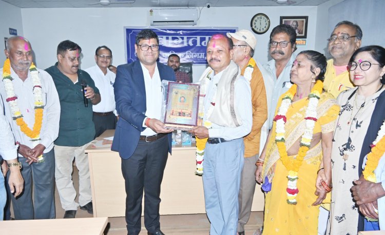 निगम भिलाई के 5 अधिकारी/कर्मचारियों को सेवानिवृत्ति पर दी विदाई