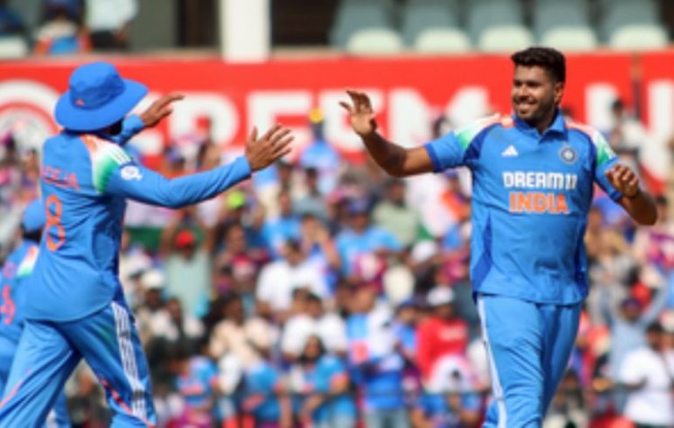 राणा और जडेजा ने तीन-तीन विकेट चटकाए, भारत ने इंग्लैंड को 248 रन पर समेटा