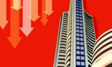 कमजोर वैश्विक संकेतों के चलते शेयर बाजार लाल निशान में बंद, सेंसेक्स 1,400 अंक से अधिक फिसला