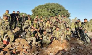 मांद में घुसकर जवानों ने ध्वस्त किया नक्सल स्मारक