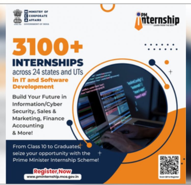 पीएमआई स्कीम: एमसीए ने 3,100 से अधिक पेड आईटी और सॉफ्टवेयर डेवलपमेंट इंटर्नशिप का किया ऐलान